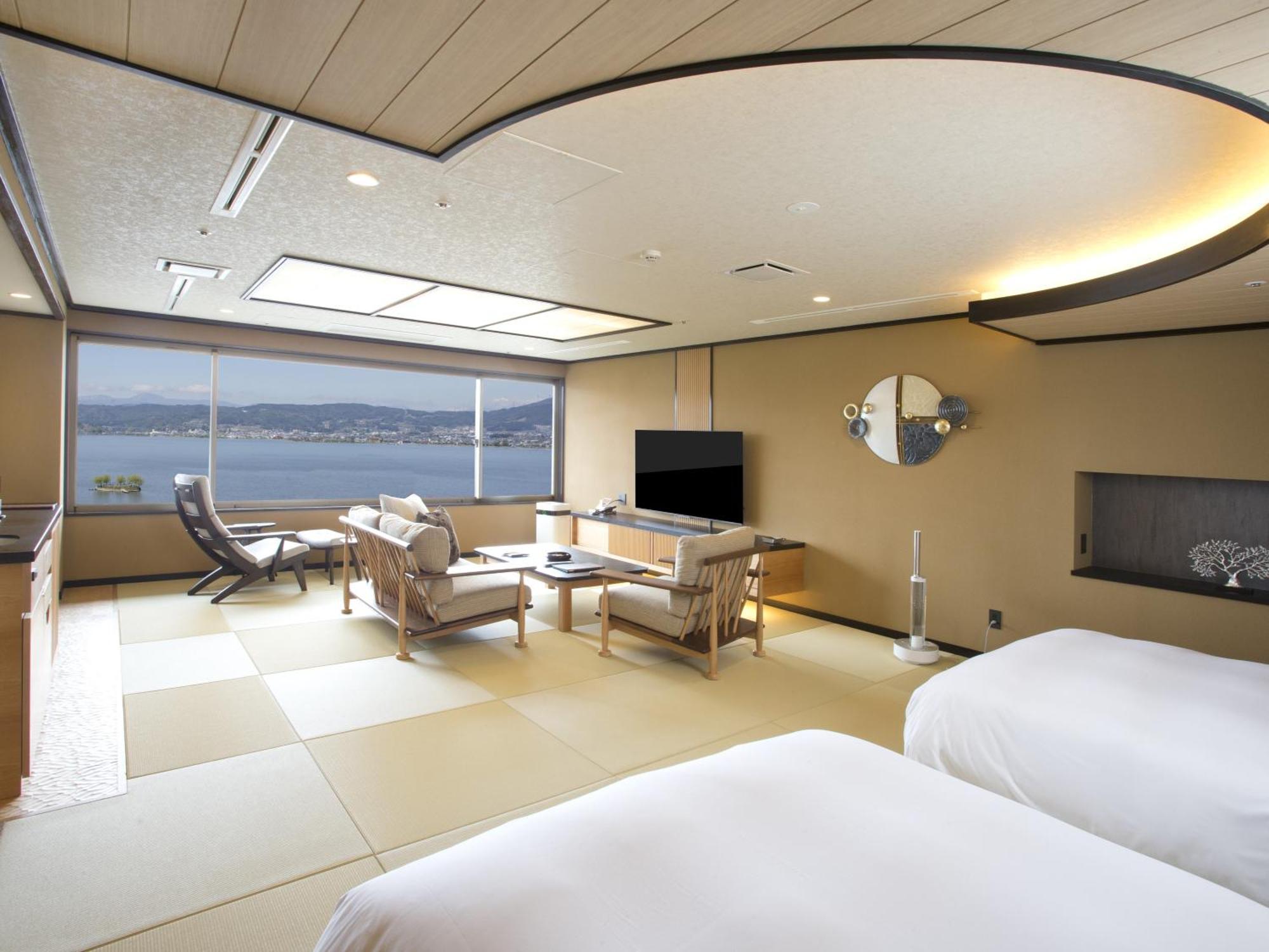 Hamanoyu Hotel Suwa  Exterior photo